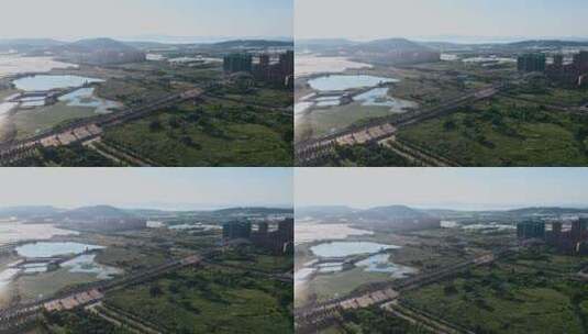 城市规划建设中的云南昆明高新区东区航拍高清在线视频素材下载