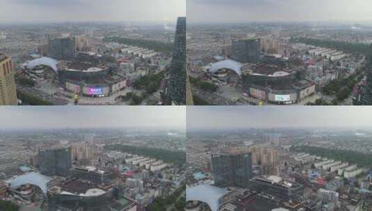 湖南邵阳城市建设航拍高清在线视频素材下载