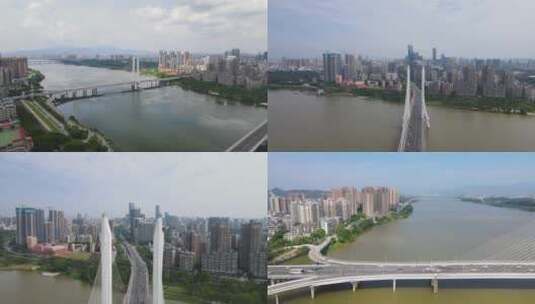 惠州合生大桥航拍合集高清在线视频素材下载