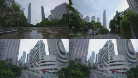 4K广州城市延时2高清在线视频素材下载