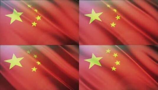 中华人民共和国国旗五星红旗高清在线视频素材下载