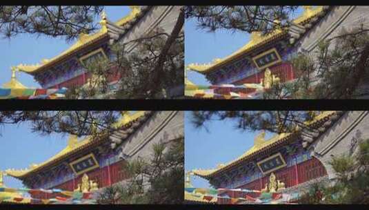 西安城市印迹-广仁寺2高清在线视频素材下载