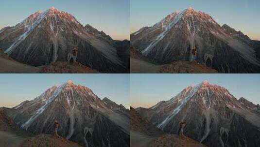 川西雅拉雪山高清在线视频素材下载