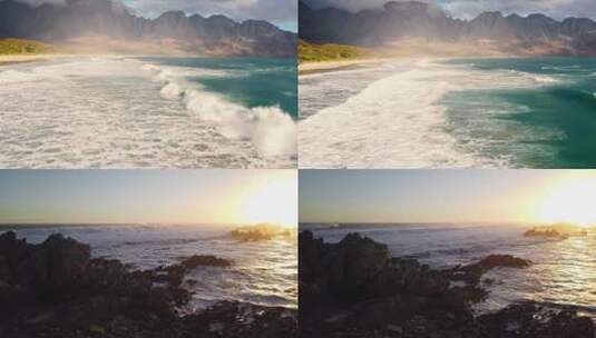 海浪升格海浪慢镜头高清在线视频素材下载