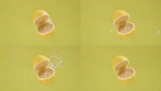 水果 柠檬 饮料广告素材高清在线视频素材下载