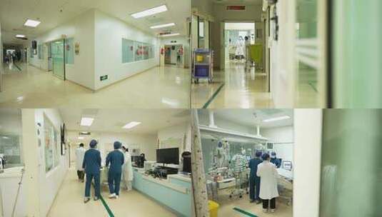 实拍医院重症监护室合集高清在线视频素材下载