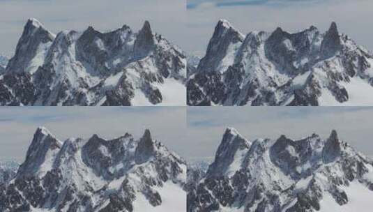 山脉雪峰延时高清在线视频素材下载