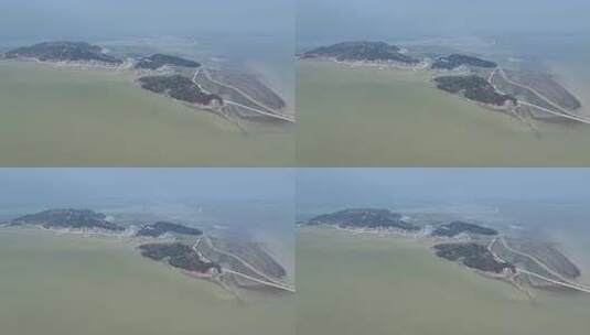 上饶市鄱阳县长山岛鄱阳湖湿地航拍自然风光高清在线视频素材下载