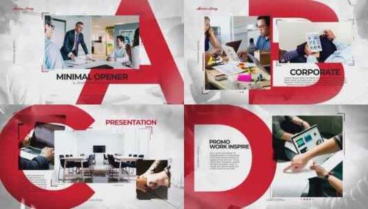 商业幻灯片企业会议展示AE模板高清AE视频素材下载