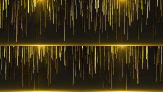 金色粒子光线掉落背景AE模板高清AE视频素材下载