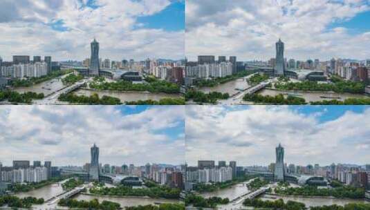 杭州西湖文化广场运河高清在线视频素材下载