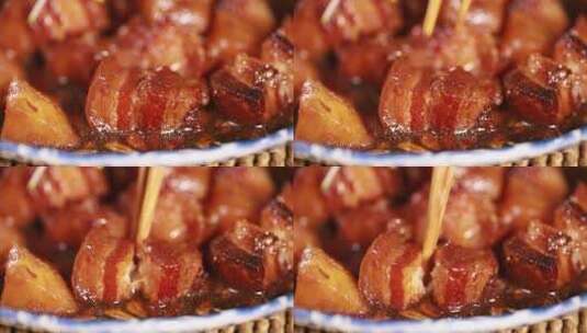 毛氏红烧肉东坡肉炖肉解馋高清在线视频素材下载