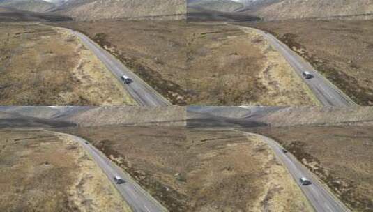 苏格兰天空之岛高地风光航拍高清在线视频素材下载