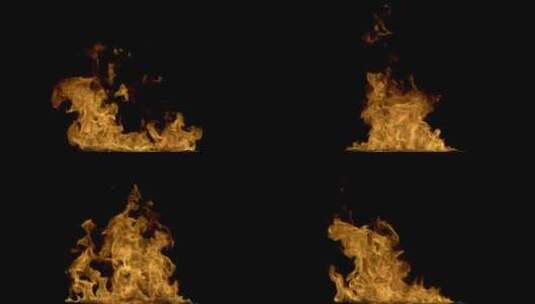 底部燃烧的火焰 (3)高清在线视频素材下载