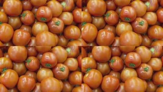 新鲜水果圣女果小番茄4k视频高清在线视频素材下载