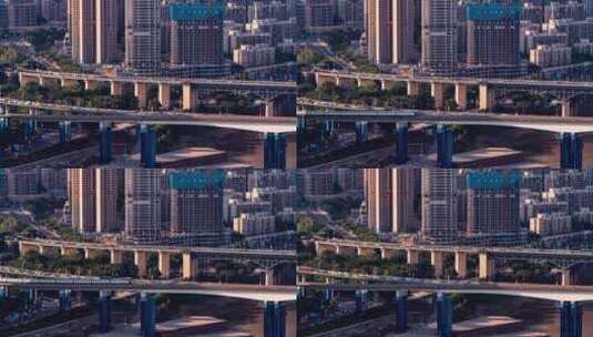 4K重庆江北渝澳大桥延时2高清在线视频素材下载