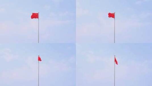 成都天府广场延时红旗高清在线视频素材下载
