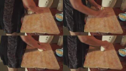 家的味道包饺子高清在线视频素材下载