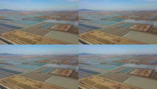 安徽省马鞍山市丹阳湖农场航拍高清在线视频素材下载