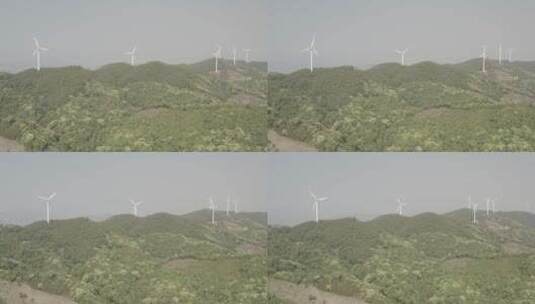 云南普洱澜沧风力发电航拍Dlog高清在线视频素材下载