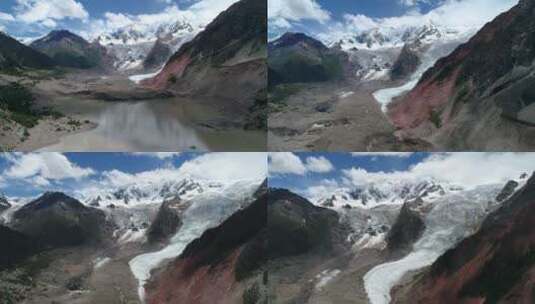 西藏米堆冰川高清在线视频素材下载