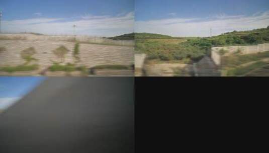火车车窗景观风景高清在线视频素材下载
