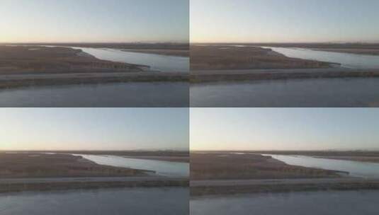 冬季河面高清在线视频素材下载