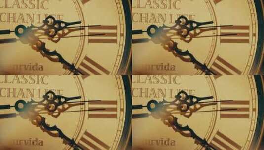 时间意境 欧式时钟高清在线视频素材下载