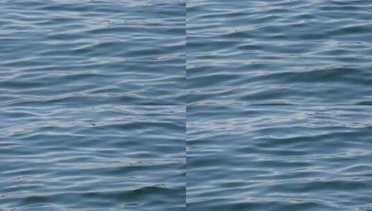 蓝色的海波纹在水面上流动高清在线视频素材下载