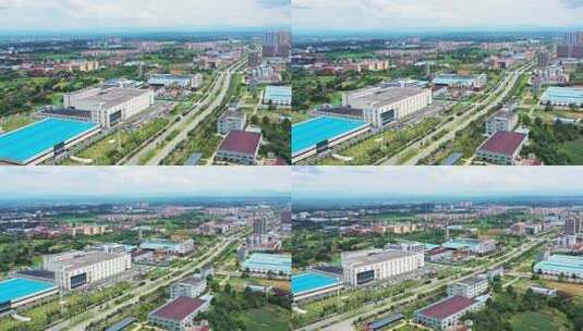 江西省吉安市泰和工业园高清在线视频素材下载