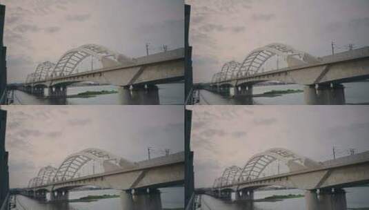【正版素材】哈尔滨松花江铁路桥4214高清在线视频素材下载