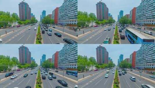 北京东三环京广桥城市车流延时高清在线视频素材下载