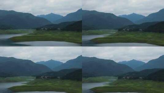 雅女湖 绿水青山 风景 山水 山河 壮丽高清在线视频素材下载