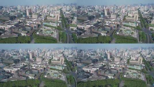 杭州西湖区城市建筑高清在线视频素材下载