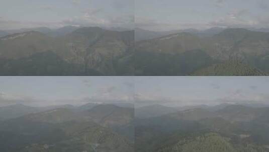 4K森里山脉航拍D-Log高清在线视频素材下载