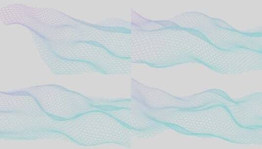 抽象六边形网格背景动画高清在线视频素材下载