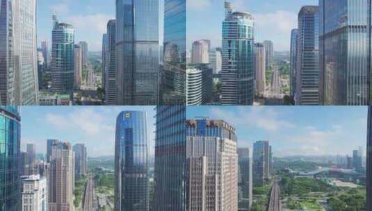 城市高楼CBD高清在线视频素材下载