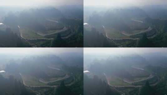 桂林山水漓江风光喀斯特地貌高清在线视频素材下载