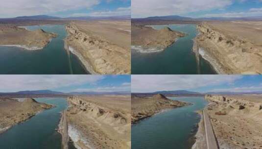 青海海西拖素湖高清在线视频素材下载