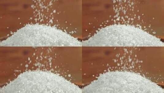 特级精盐优质调味品高清在线视频素材下载