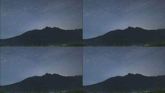 夜空 星空 星轨 星星 银河高清在线视频素材下载