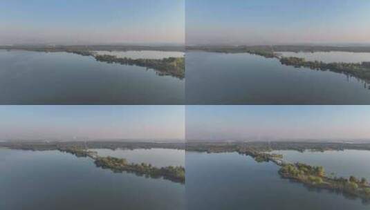 烈山南湖风景高清在线视频素材下载