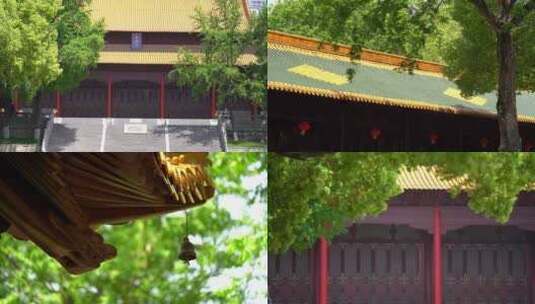 南京旅游南京朝天宫古建筑大成殿南京博物馆高清在线视频素材下载