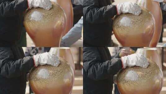 景德镇丙丁柴窑陶瓷运镜高清在线视频素材下载