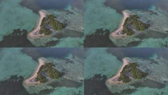 原创HDR印尼印度洋热带岛屿航拍自然风光高清在线视频素材下载