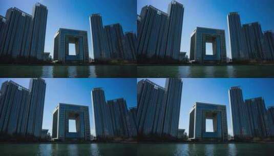 天津地标建筑4k视频2高清在线视频素材下载