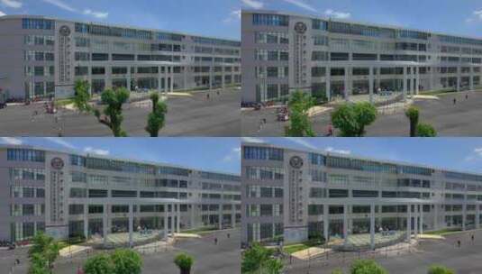 惠州博罗县人民医院大景高清在线视频素材下载