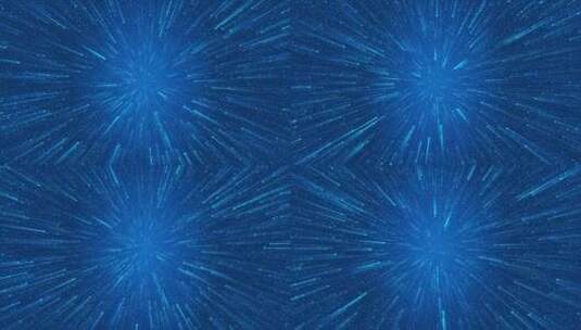宽屏 蓝色粒子聚集 粒子光线高清在线视频素材下载