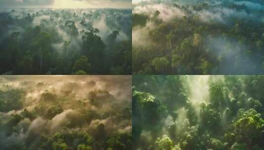 热带雨林热带雨林雨林 河谷 森林资源高清在线视频素材下载
