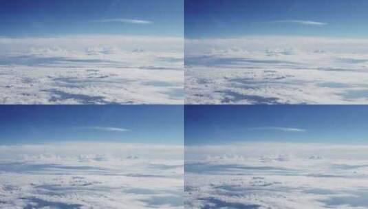 上面，云，飞行，天空高清在线视频素材下载